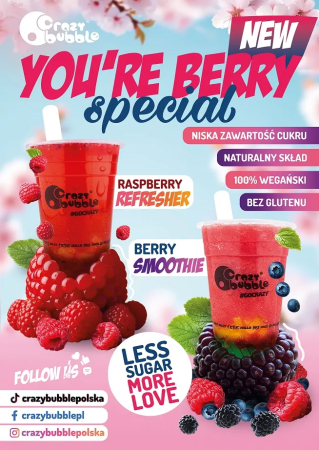 Owocowa oferta w Crazy Bubble